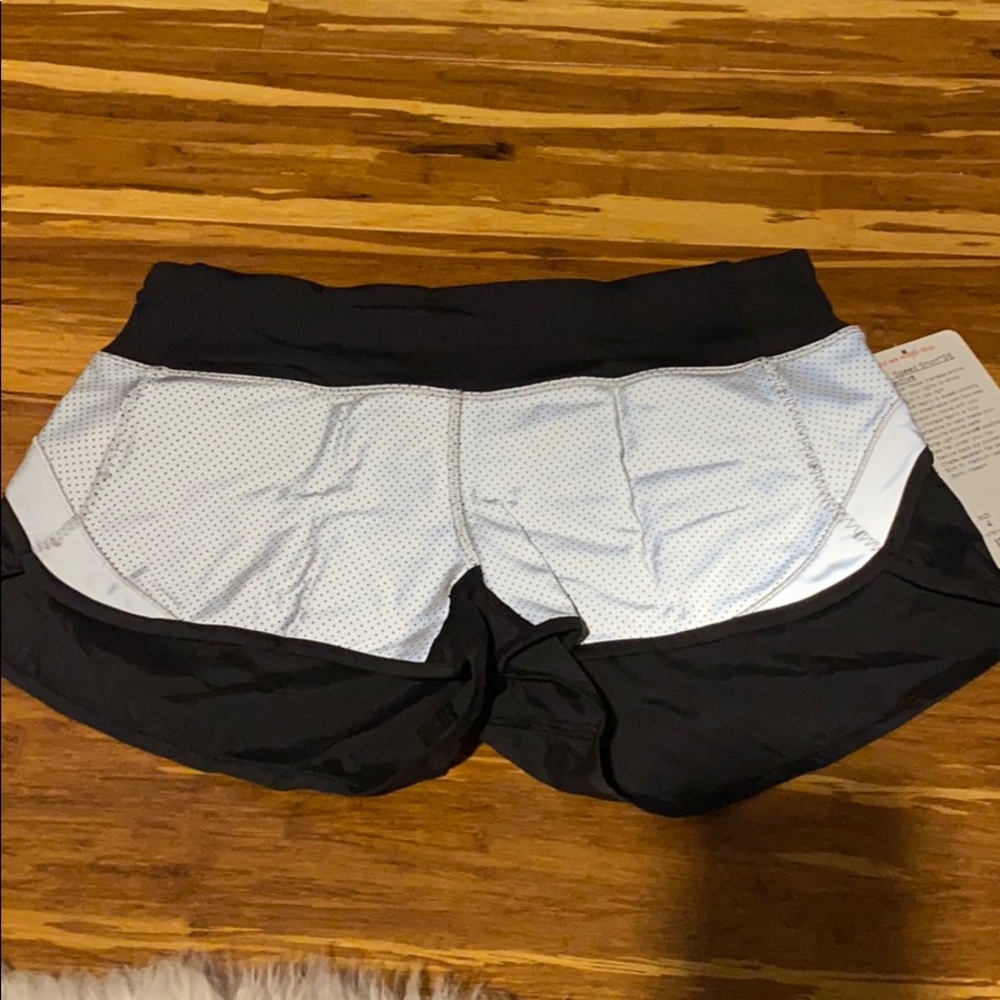 NWT Lululemon Reflective Speed Shorts